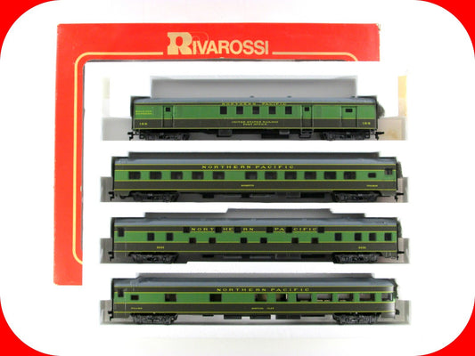 HO Scale **NORTHERN PACIFIC** 1930s Lightweight Passenger Set B - Rivarossi 6971