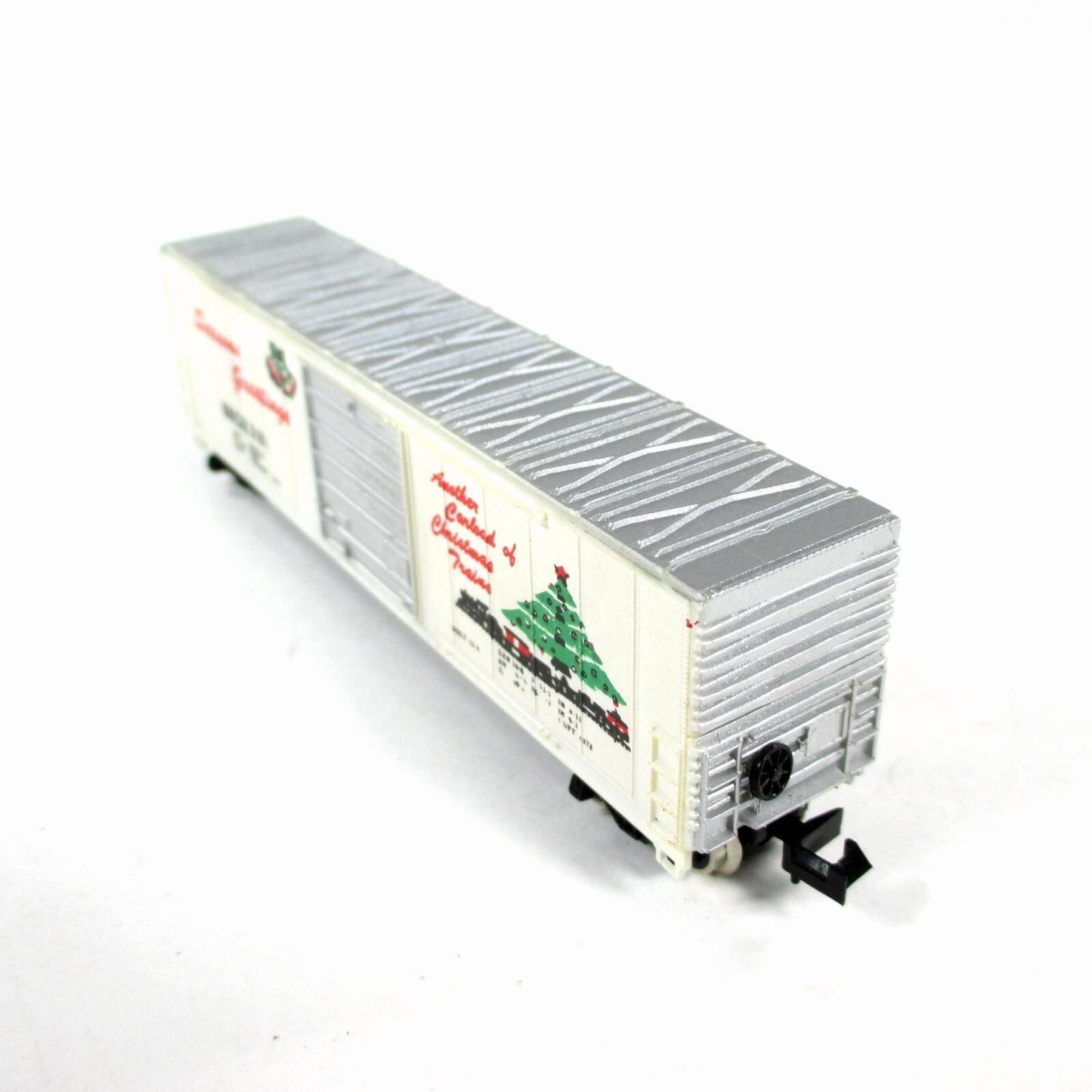 N Scale ***CHRISTMAS SEASON'S GREETINGS*** 50' Box Car, BBCX 2161 - Bev-Bel 2168