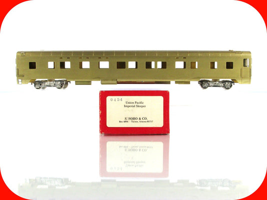 HO Scale BRASS ***UNION PACIFIC*** Imperial Sleeper Passenger Car - Soho 0454