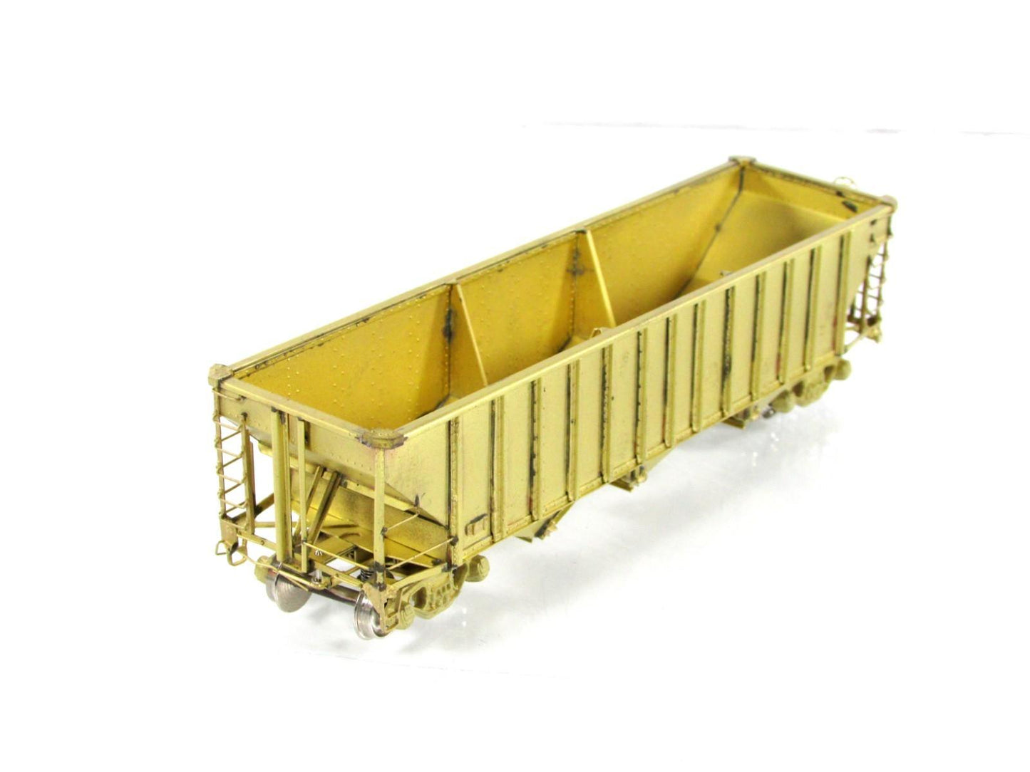 HO Scale BRASS ***70-Ton 3-Bay Open Hopper*** --- Precision & Iron Horse - 15782