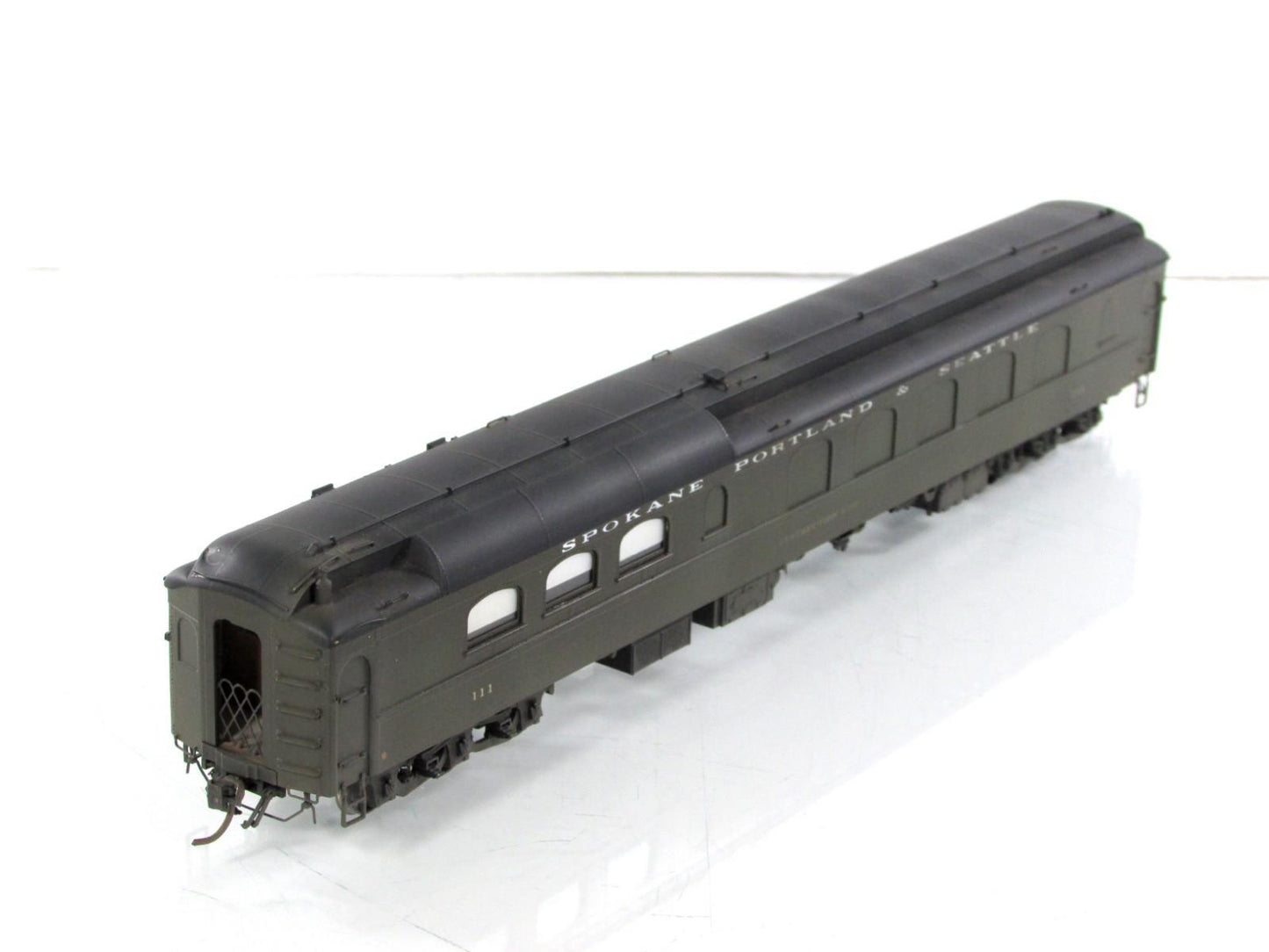 HO Scale BRASS **SP&S INSTRUCTION CAR** Weathered - W&R Enterprises, Knuckle Cpl