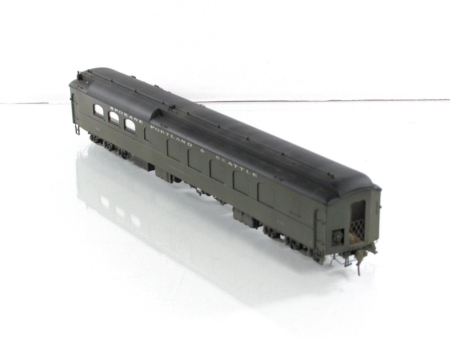 HO Scale BRASS **SP&S INSTRUCTION CAR** Weathered - W&R Enterprises, Knuckle Cpl