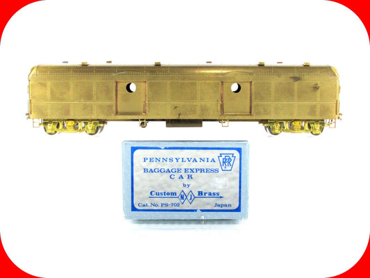 HO Scale ***PENNSYLVANIA*** Porthole Door Baggage Car --- NJ Custom Brass PS-702