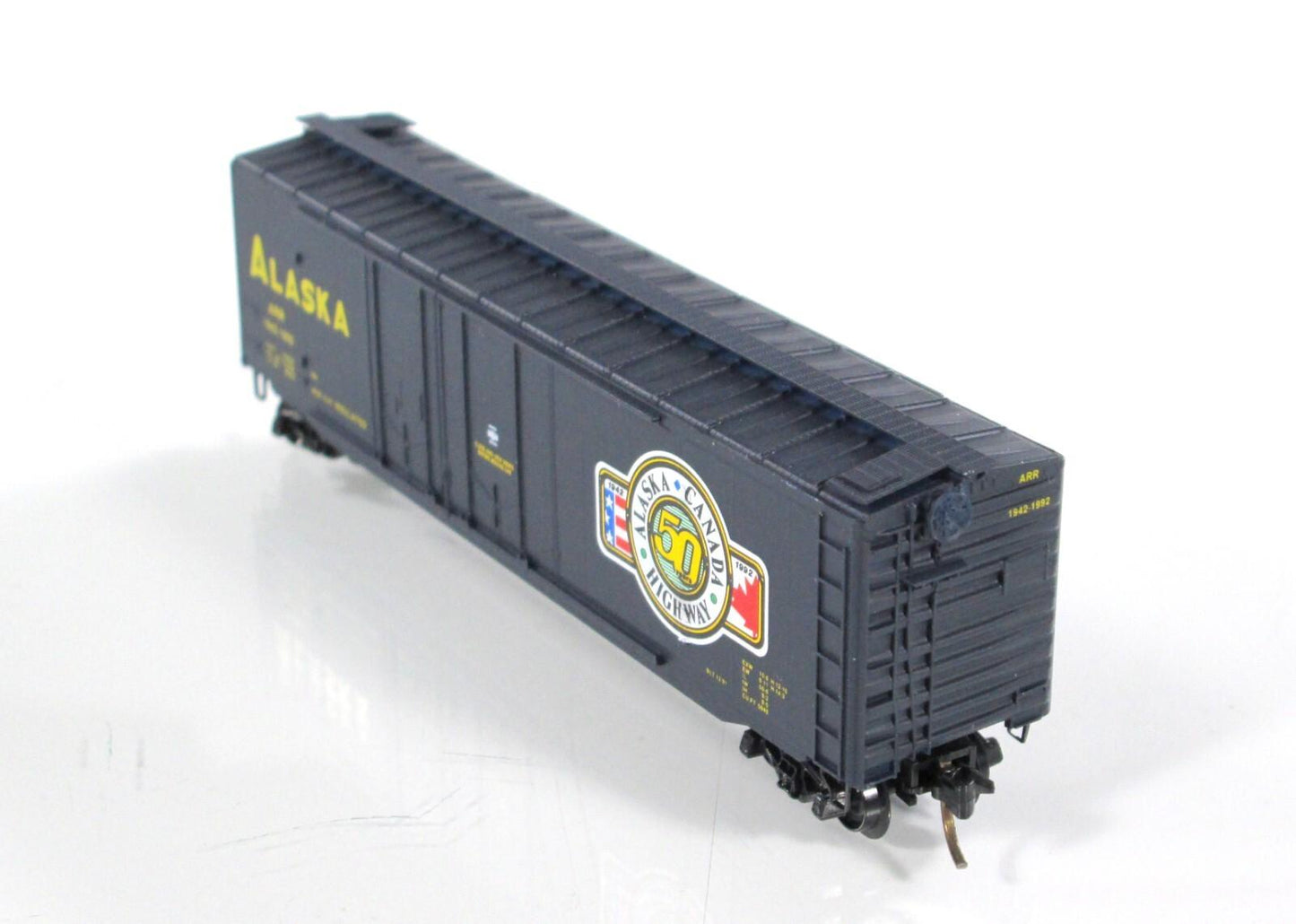 N Scale **ALASKA CANADA HIGHWAY** Box Car #1942-1992 - Micro Trains Special RARE