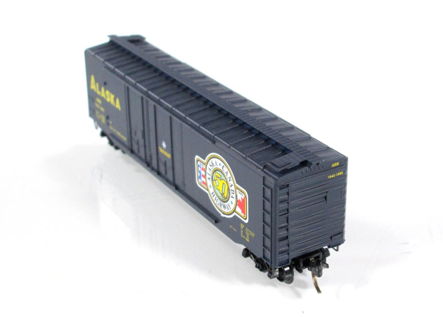 N Scale **ALASKA CANADA HIGHWAY** Box Car #1942-1992 - Micro Trains Special RARE