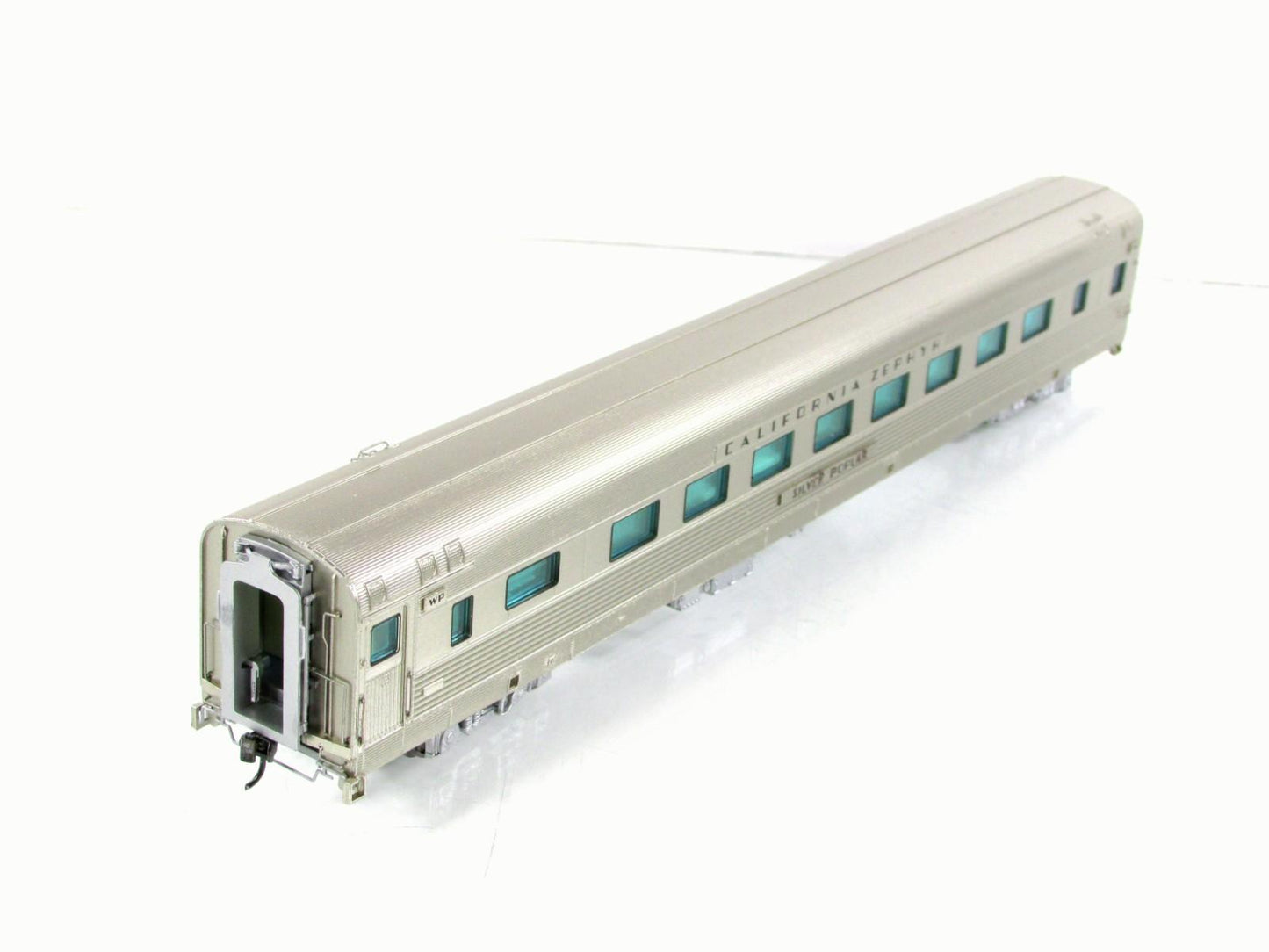 HO Scale ***WP CA ZEPHYR*** SILVER POPLAR Sleeper #872 -- Broadway 1521, Lighted