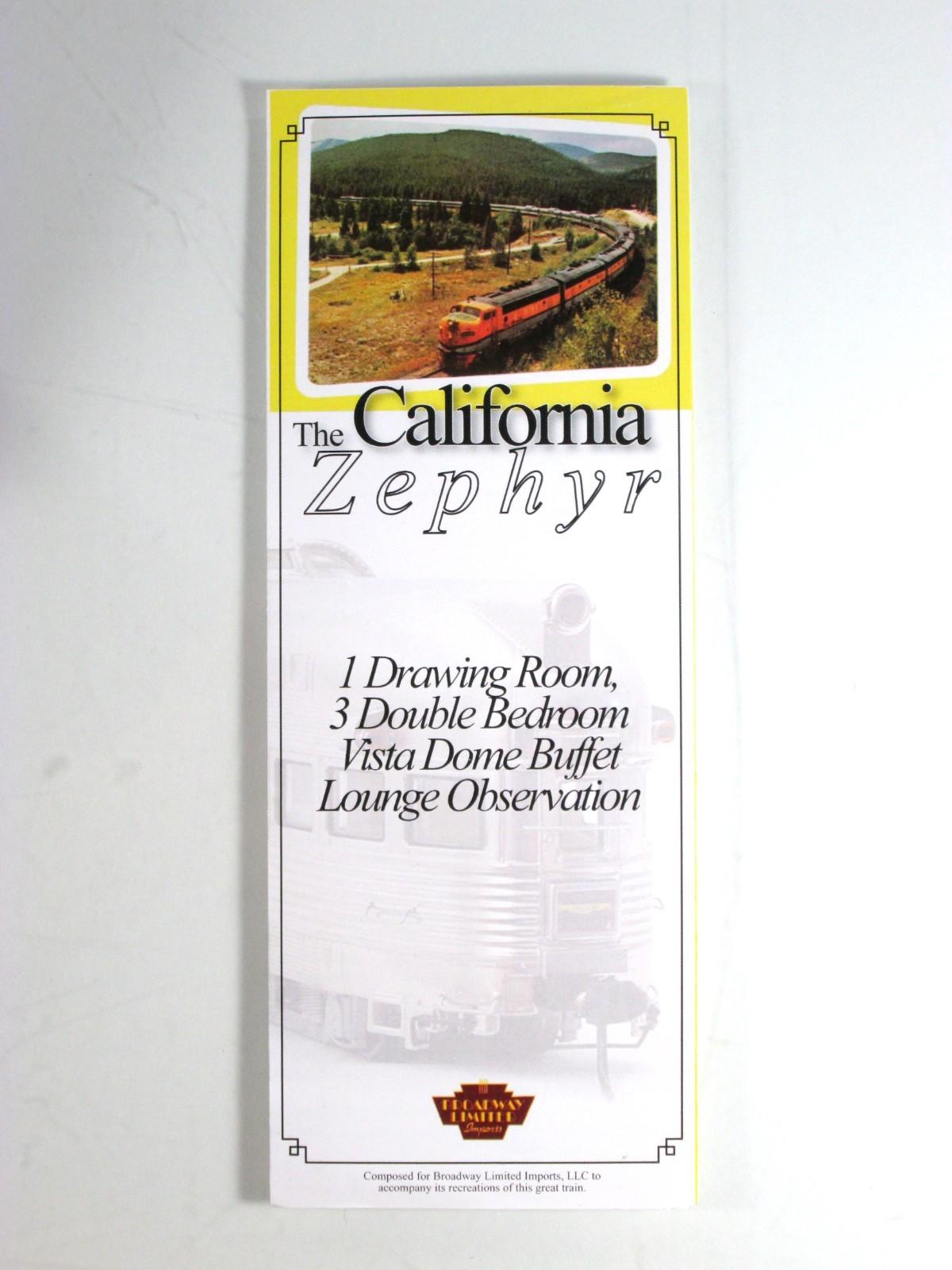 HO Scale ***WP CA ZEPHYR*** SILVER POPLAR Sleeper #872 -- Broadway 1521, Lighted