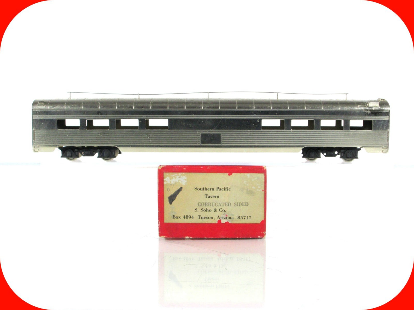 HO Scale BRASS ***SOUTHERN PACIFIC*** Corrugated Passenger Tavern Car ----- Soho