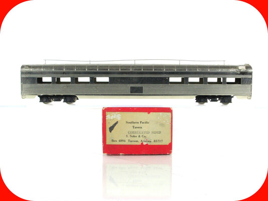 HO Scale BRASS ***SOUTHERN PACIFIC*** Corrugated Passenger Tavern Car ----- Soho