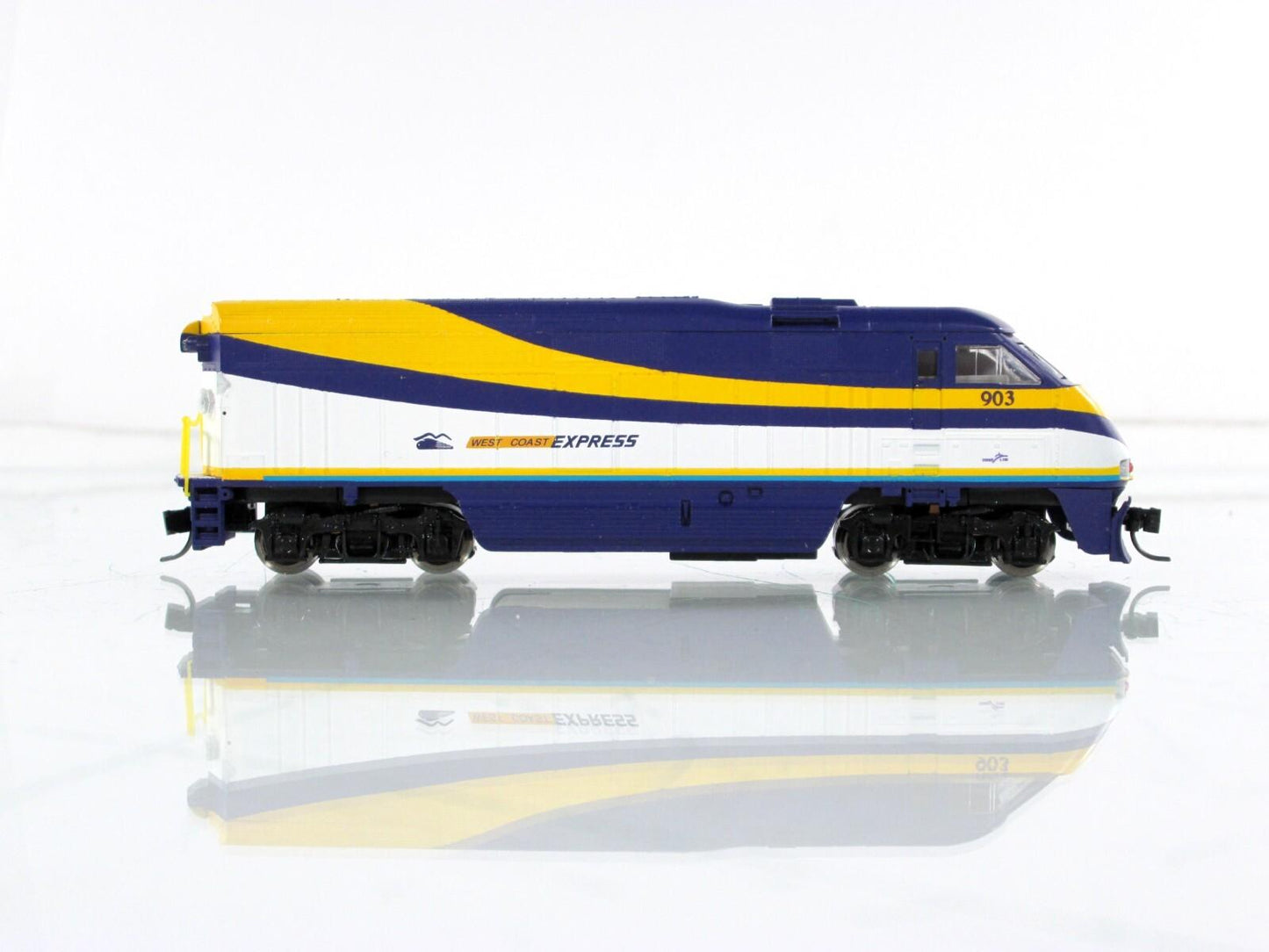 N Scale ***WEST COAST EXPRESS** F59PHI Locomotive #903 -Athearn 10018, DCC Ready