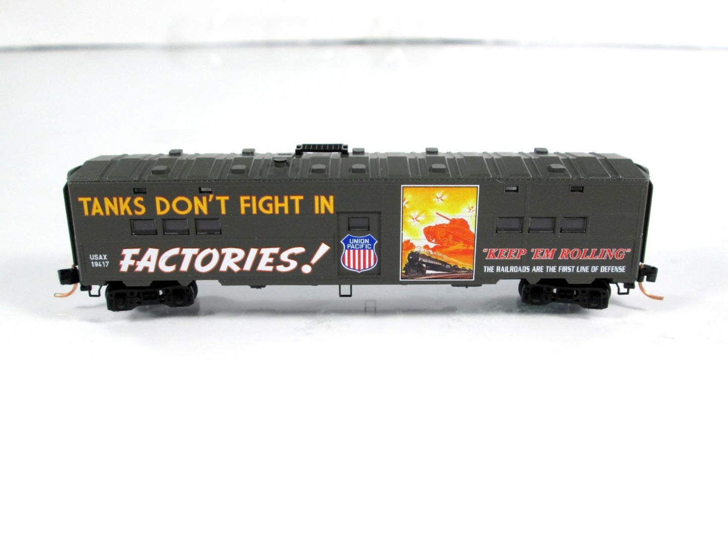 N Scale WWII Troop Kitchen ***TANKS*** Poster Art #19417 - Micro Trains 11800170