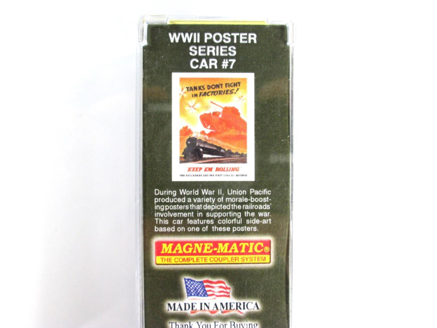 N Scale WWII Troop Kitchen ***TANKS*** Poster Art #19417 - Micro Trains 11800170
