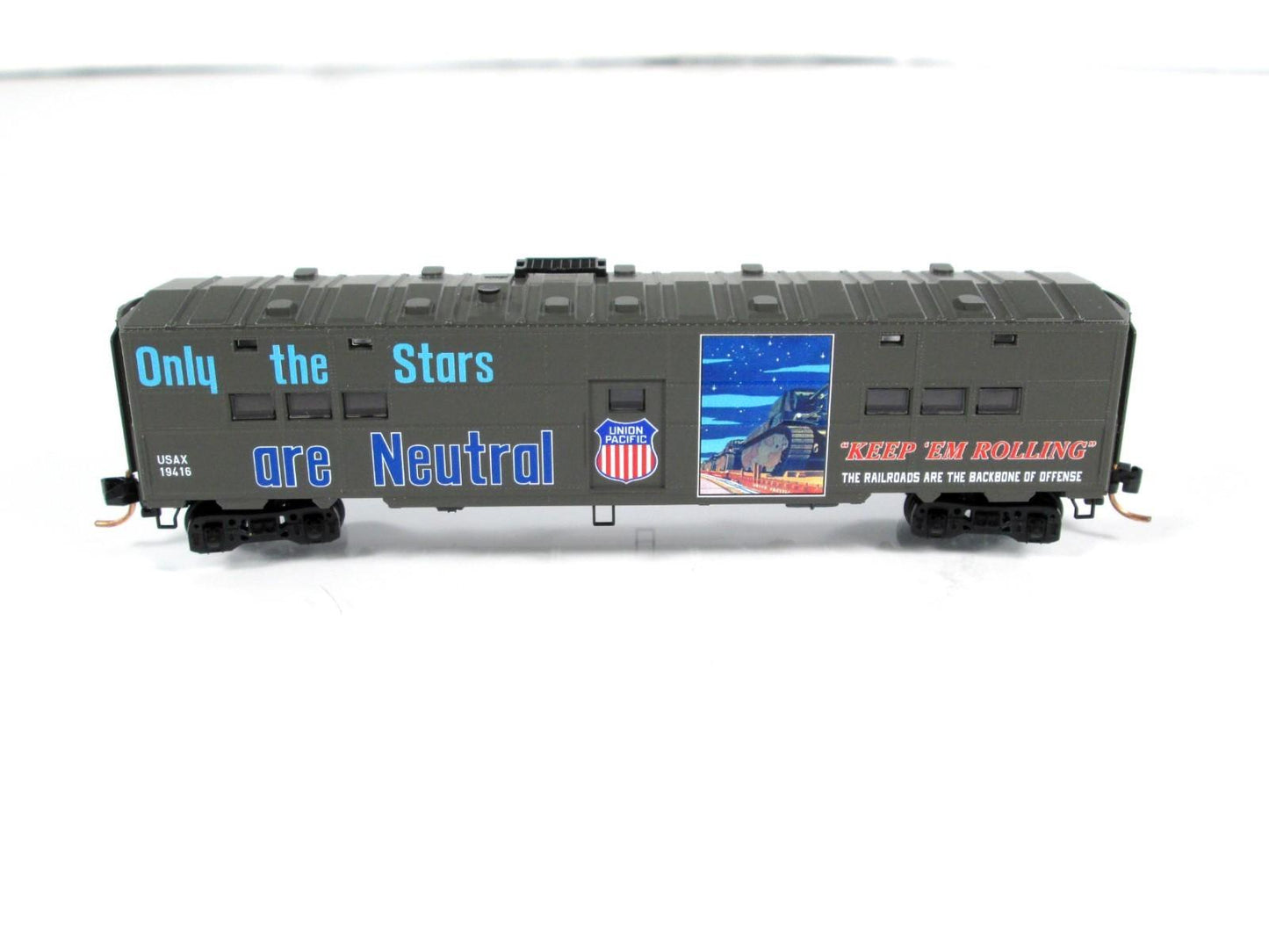 N Scale WWII Troop Kitchen ***STARS*** Poster Art #19416 - Micro Trains 11800160