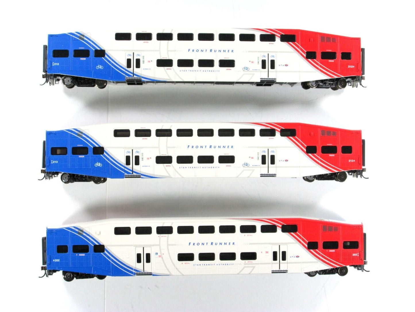 HO Scale **UTAH FRONTRUNNER** Bombardier Set #202,212,213 - Athearn 25970 **RARE