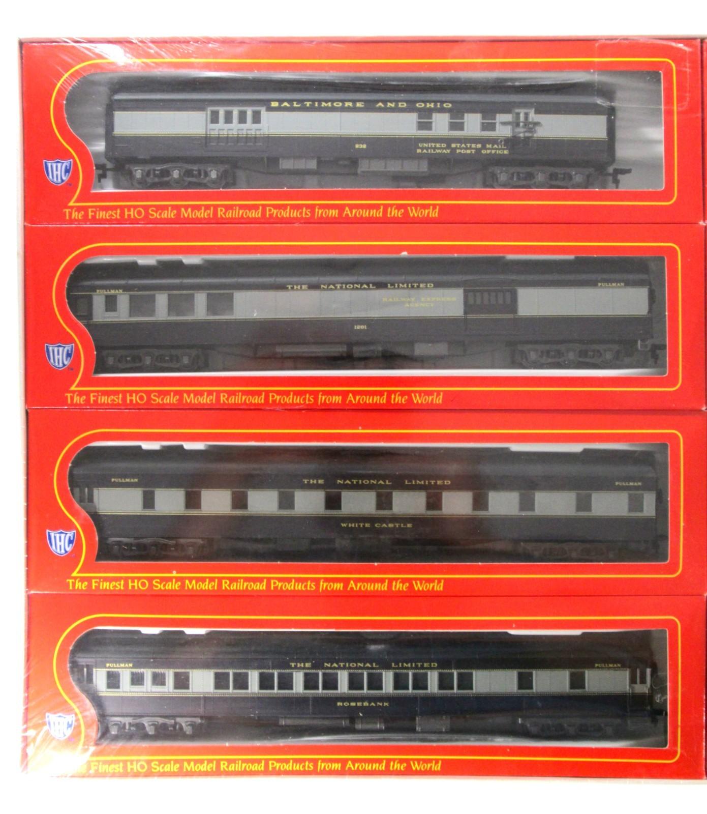 HO Scale ***B&O - NATIONAL LIMITED*** Heavyweight Passenger 8-Car Set - IHC 9102
