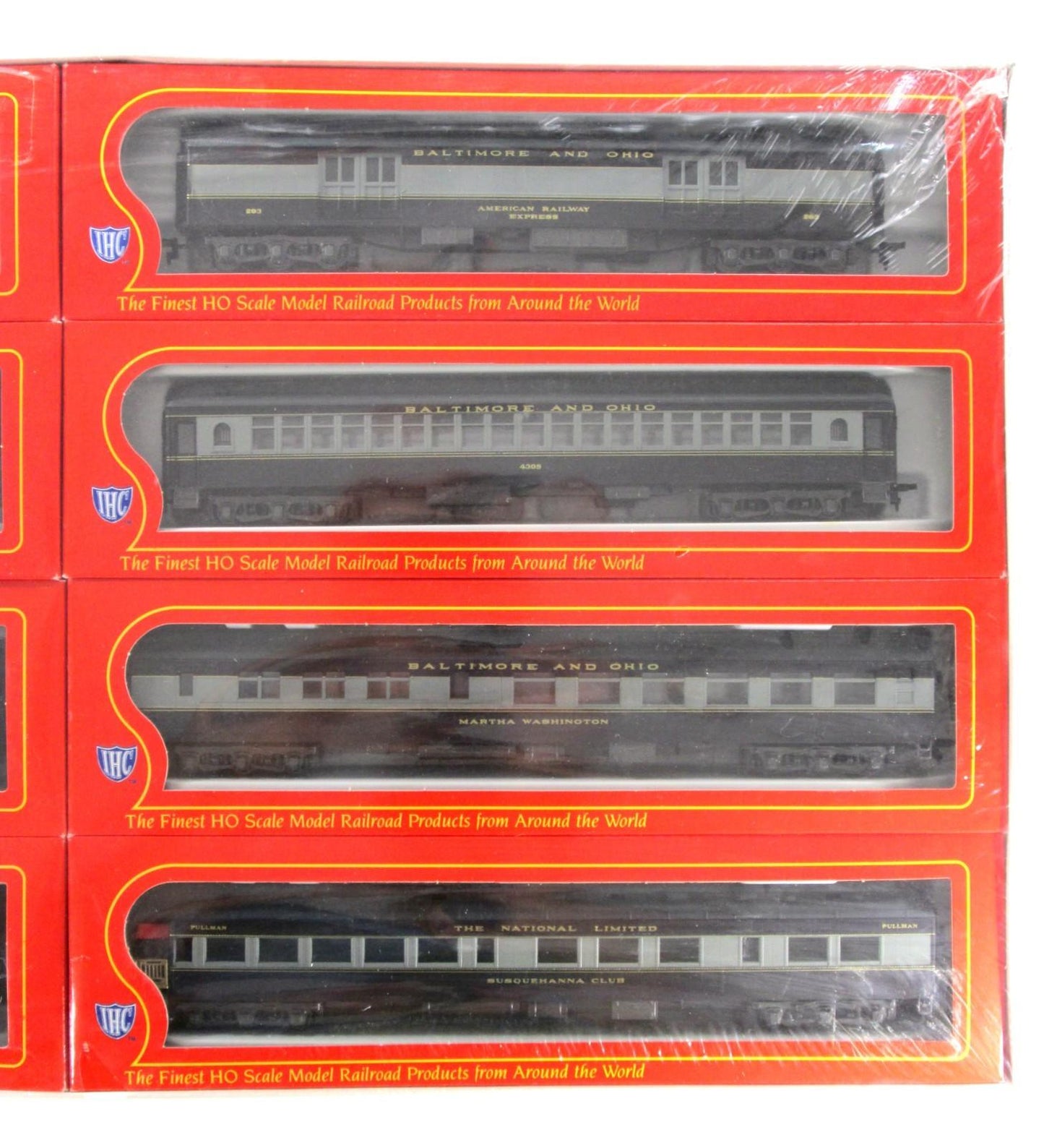 HO Scale ***B&O - NATIONAL LIMITED*** Heavyweight Passenger 8-Car Set - IHC 9102