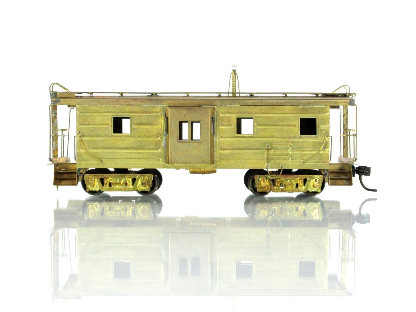 HO Scale BRASS ***MILWAUKEE ROAD*** Bay Window Caboose --- Nickel Plate Products