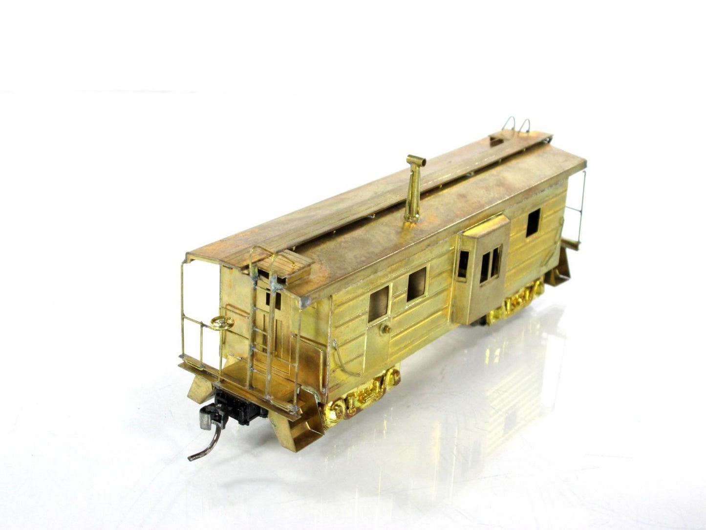 HO Scale BRASS ***MILWAUKEE ROAD*** Bay Window Caboose --- Nickel Plate Products