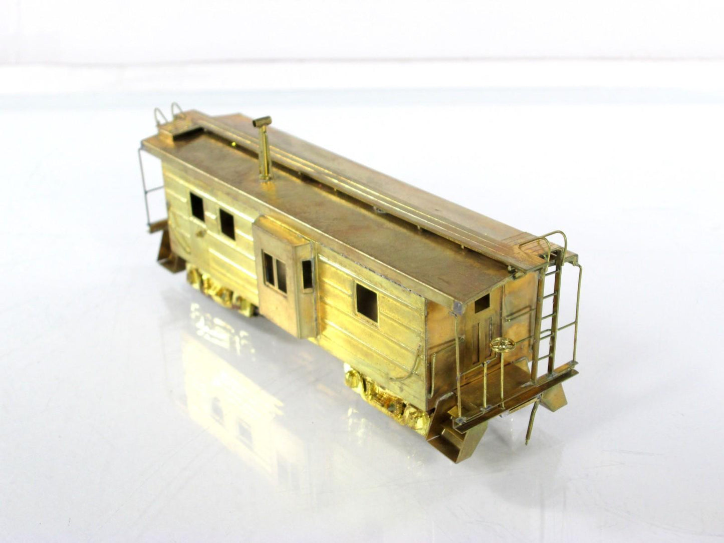 HO Scale BRASS ***MILWAUKEE ROAD*** Bay Window Caboose --- Nickel Plate Products