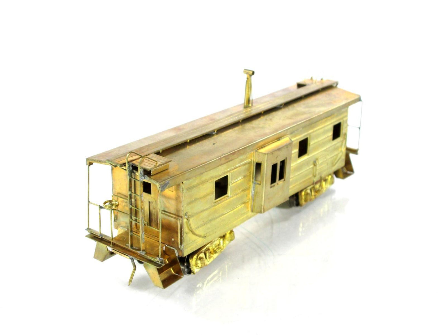 HO Scale BRASS ***MILWAUKEE ROAD*** Bay Window Caboose --- Nickel Plate Products