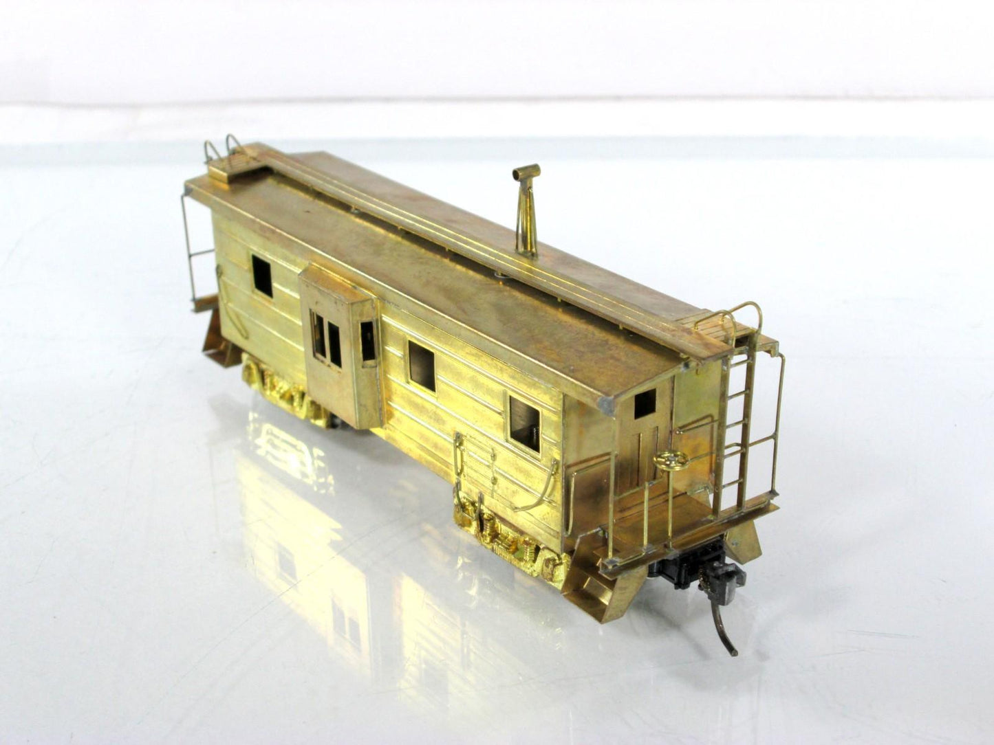 HO Scale BRASS ***MILWAUKEE ROAD*** Bay Window Caboose --- Nickel Plate Products
