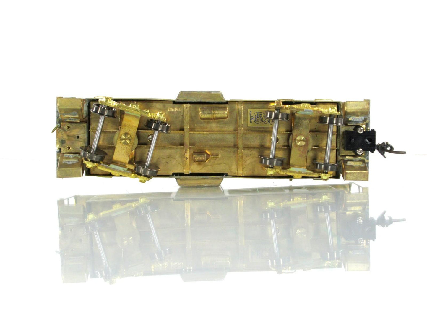 HO Scale BRASS ***MILWAUKEE ROAD*** Bay Window Caboose --- Nickel Plate Products