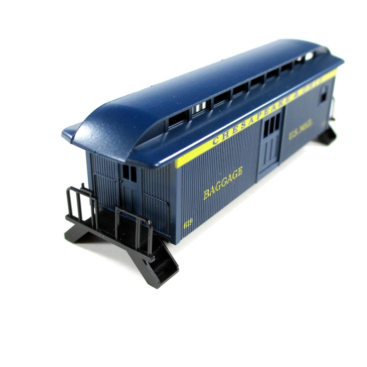 N Scale ***CHESAPEAKE & OHIO*** Overton Old-Time Passenger 4-Pack --- Roundhouse