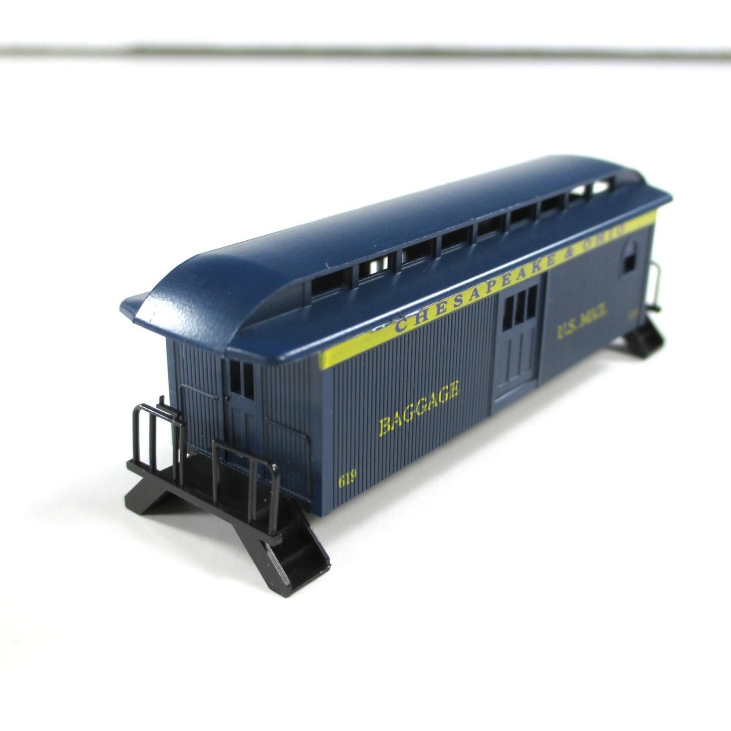 N Scale ***CHESAPEAKE & OHIO*** Overton Old-Time Passenger 4-Pack --- Roundhouse