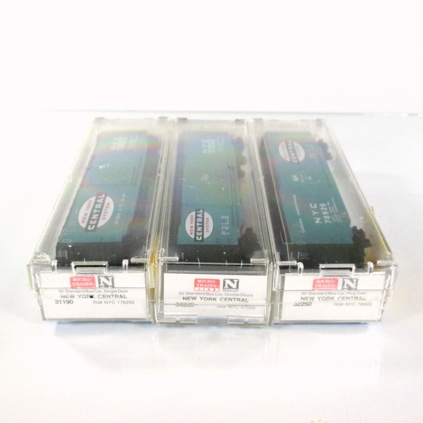 N Scale *NEW YORK CENTRAL* Box Car Set #47056, 78926, 176252 -Micro Trains 31192