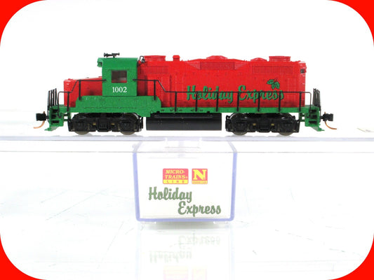 N Scale ***HOLIDAY EXPRESS*** Christmas GP-20 --- Micro Trains 98510016 **Read**