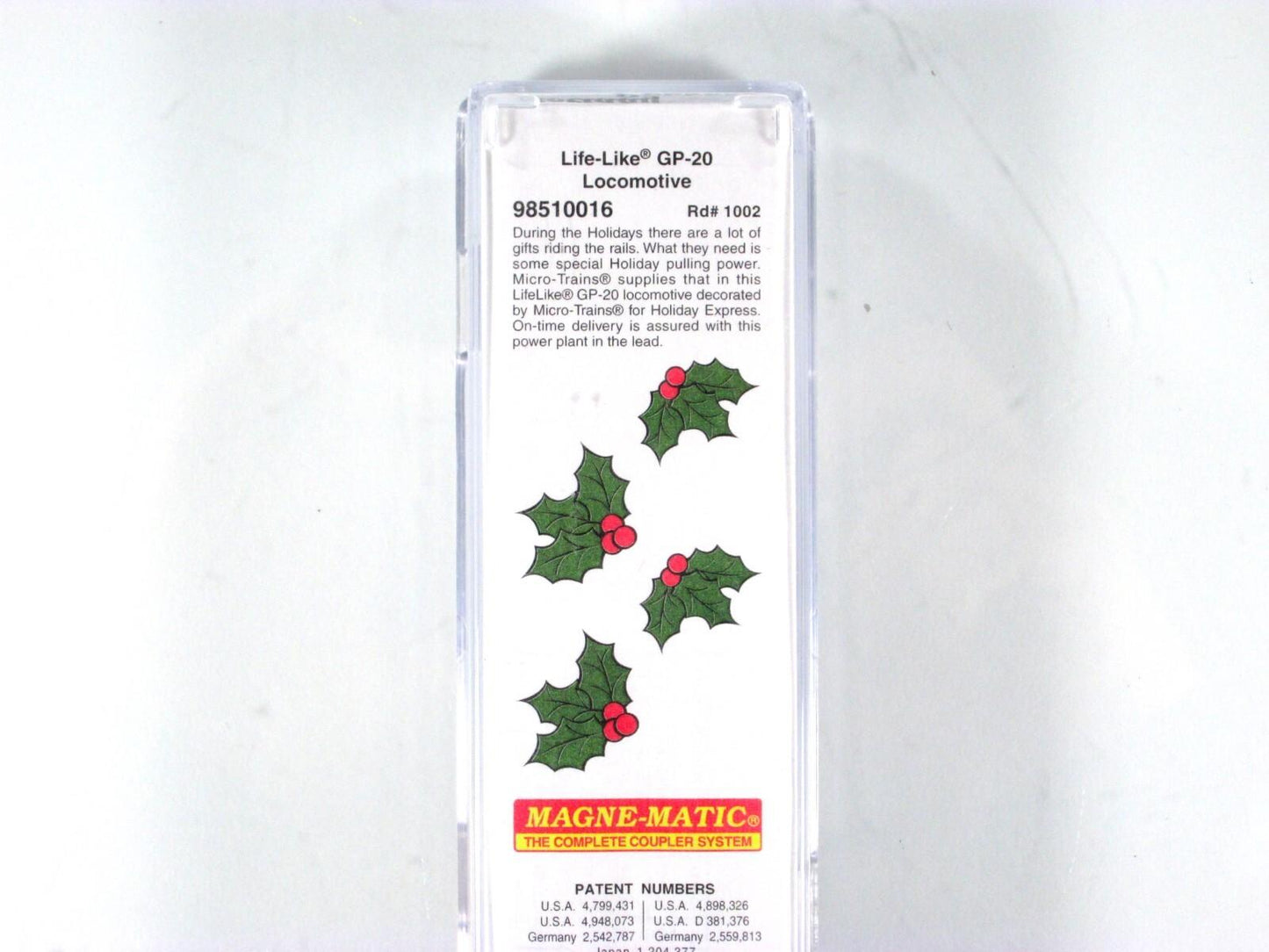 N Scale ***HOLIDAY EXPRESS*** Christmas GP-20 --- Micro Trains 98510016 **Read**