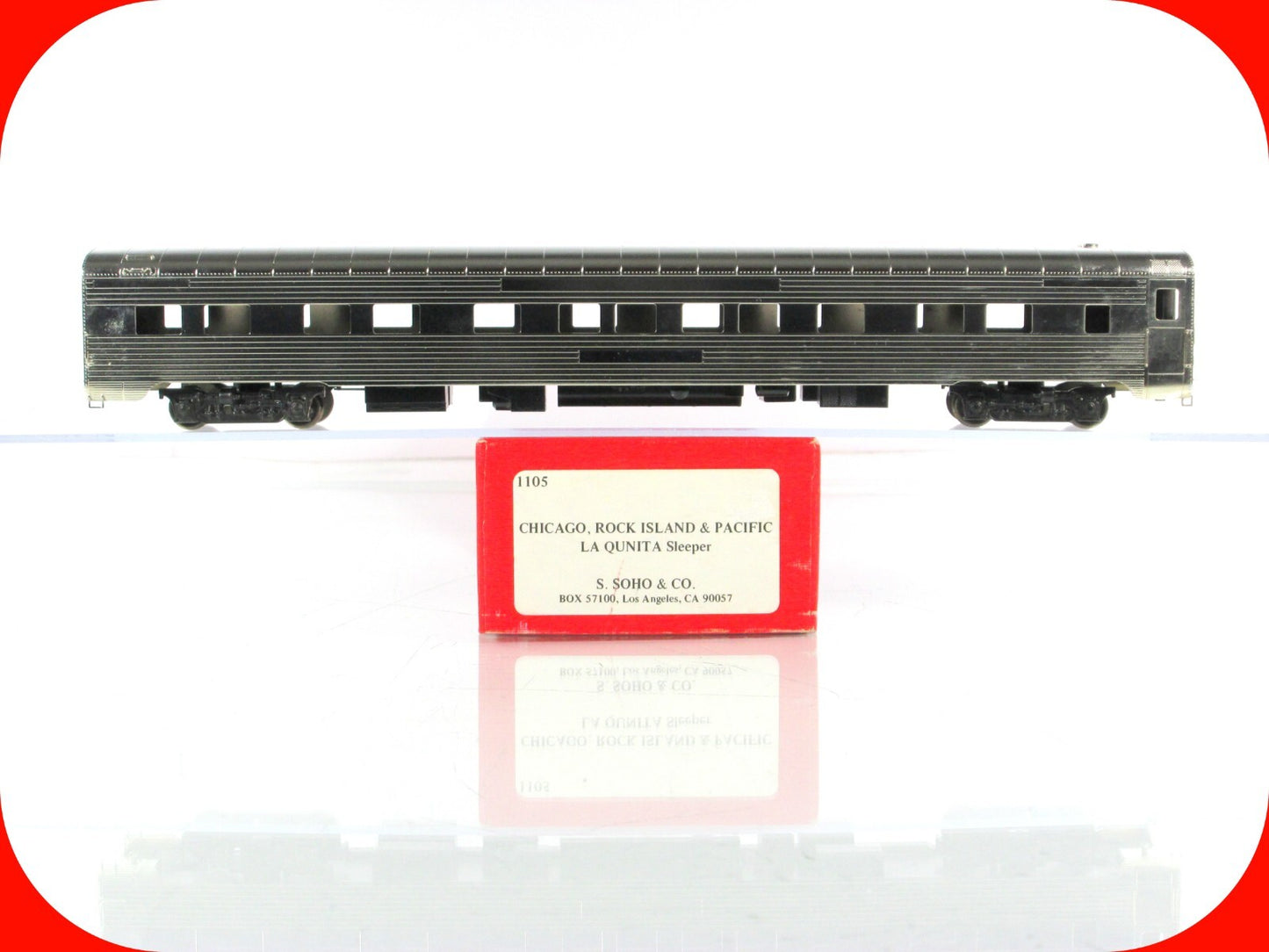 HO Scale BRASS **CHICAGO, ROCK ISLAND & PACIFIC** LA QUINTA Sleeper -- Soho 1105