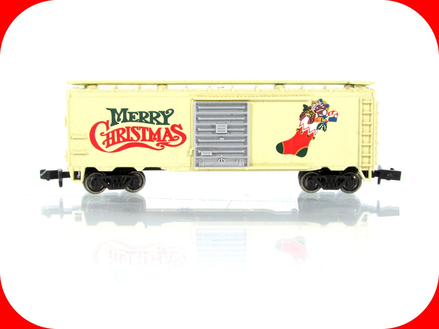 N Scale ***MERRY CHRISTMAS*** 40' Yuletide Special Box Car ------ Bachmann 24011