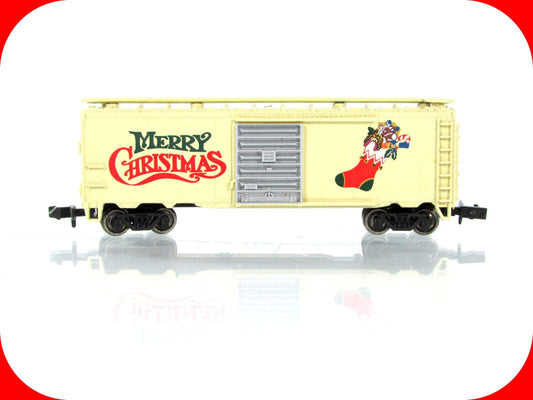 N Scale ***MERRY CHRISTMAS*** 40' Yuletide Special Box Car ------ Bachmann 24011