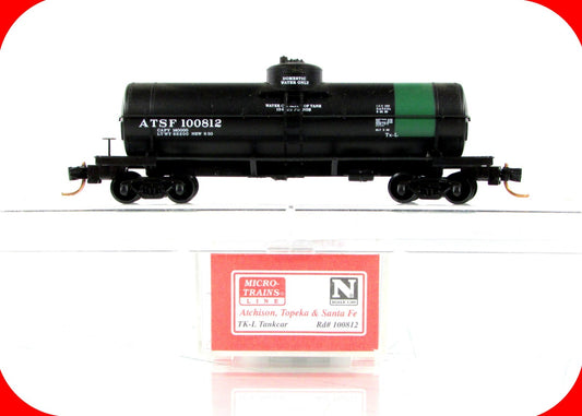 N Scale **SANTA FE** TK-L Tanker #100812 - Micro Trains / George Hollwedel *RARE