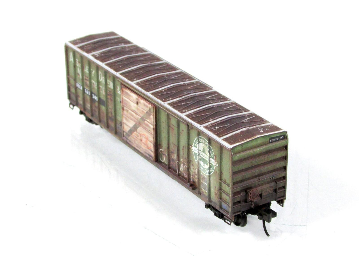N Scale *ASHLEY DREW & N.* Graffiti Box Car, FCCM 161245 - Micro Trains 02544591