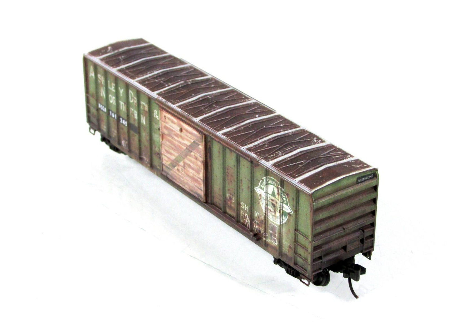 N Scale *ASHLEY DREW & N.* Graffiti Box Car, FCCM 161245 - Micro Trains 02544591