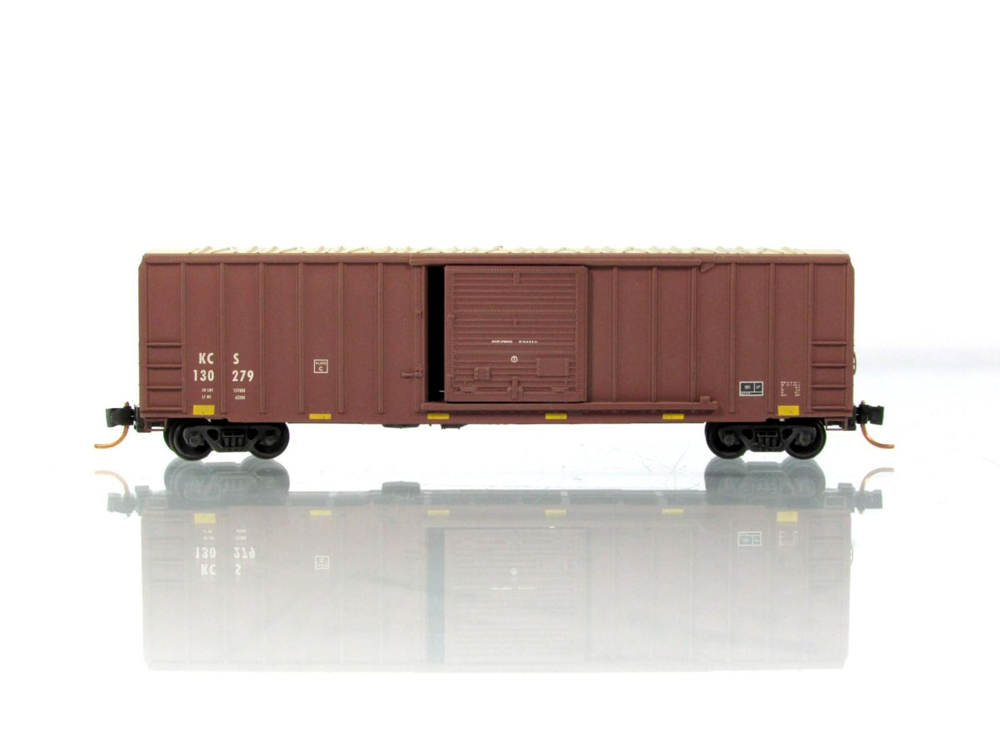 N Scale **KANSAS CITY SOU** Weathered / Graffiti Box Car - Micro Trains 02544016