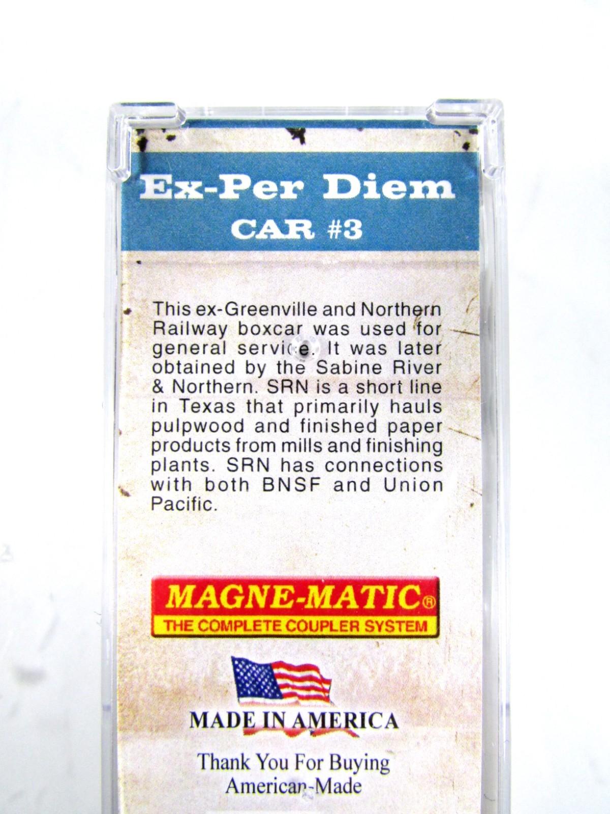 N Scale ***SABINE RIVER ex-GRN*** Graffiti Box Car #7174 - Micro Trains 02544210