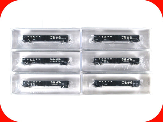 N Scale ***DENVER RIO GRANDE WESTERN*** 52' Gondola 6-Pack - TrainWorx FVM 25201