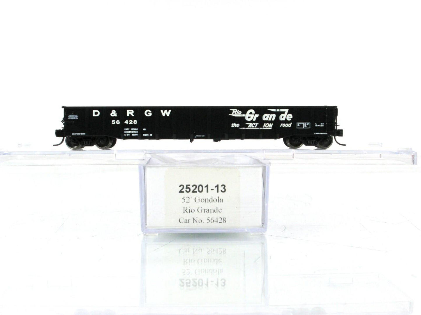 N Scale ***DENVER RIO GRANDE WESTERN*** 52' Gondola 6-Pack - TrainWorx FVM 25201