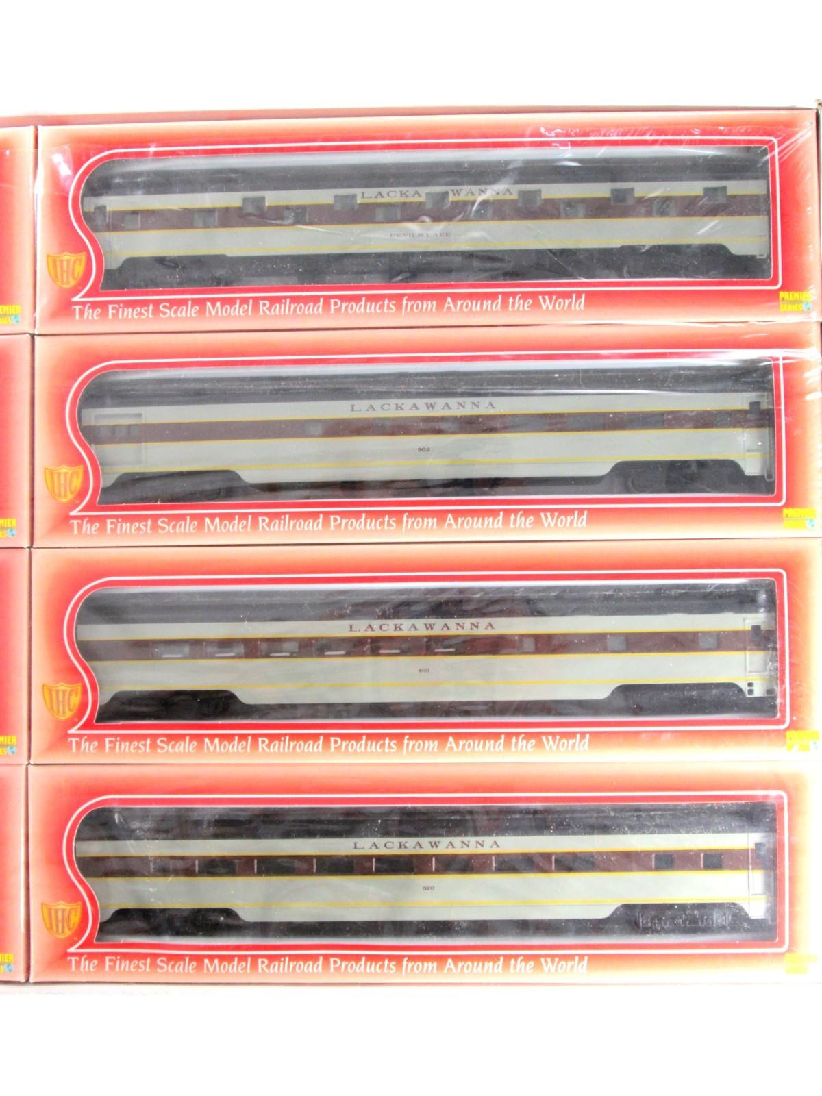 HO Scale *LACKAWANNA*  Passenger 8-Set - IHC 48148 50417, Knuckle Cpl, Interiors