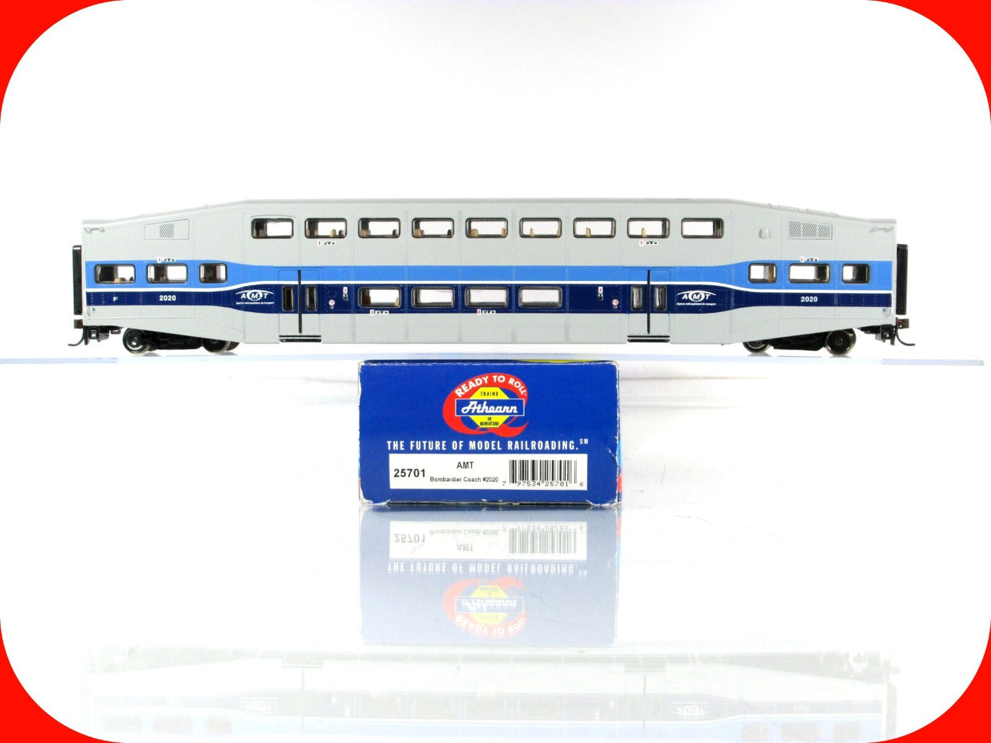 HO Scale ***Agence Metropolitaine de Transport** Coach, AMT 2020 - Athearn 25701