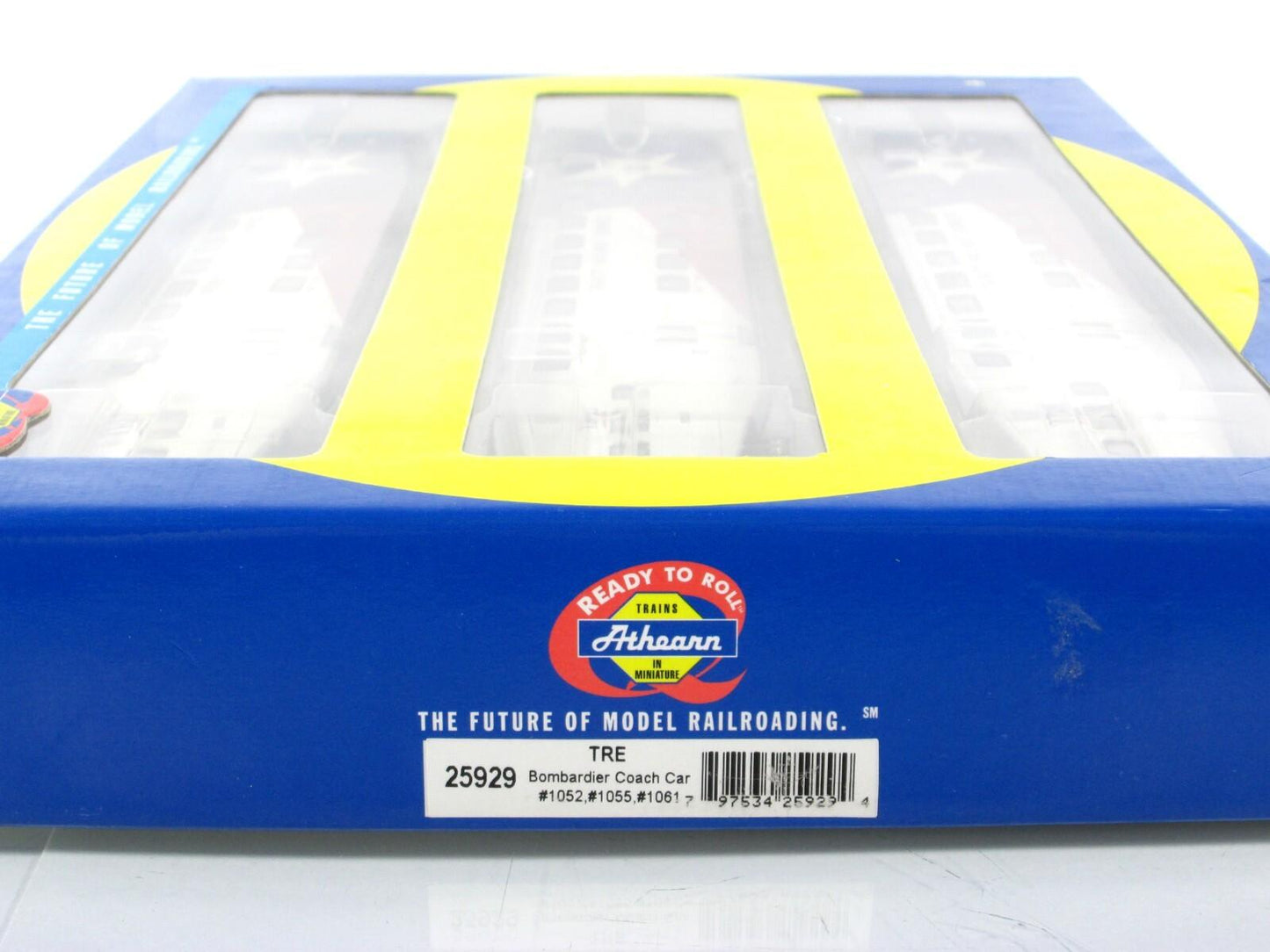 HO Scale ***TRINITY RAILWAY EXPRESS** Bombardier #1052,1055,1061 - Athearn 25929