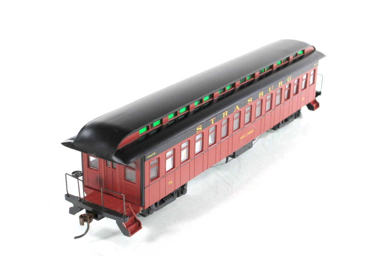 HO Scale *STRASBURG* Overland Coach "Mill Creek" #72 -- Athearn,Roundhouse 99474
