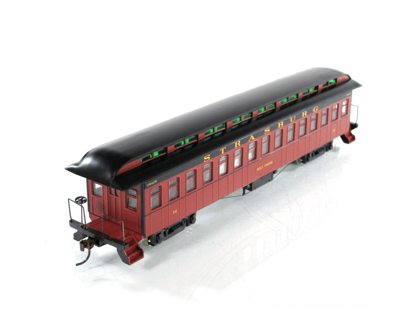 HO Scale *STRASBURG* Overland Coach "Mill Creek" #72 -- Athearn,Roundhouse 99474