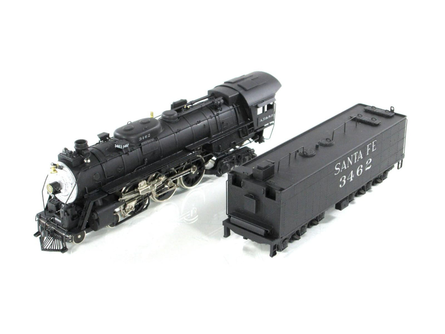 HO Scale BRASS ***SANTA FE*** 4-6-4 Hudson Locomotive #3462 -- Tenshodo 139, PFM