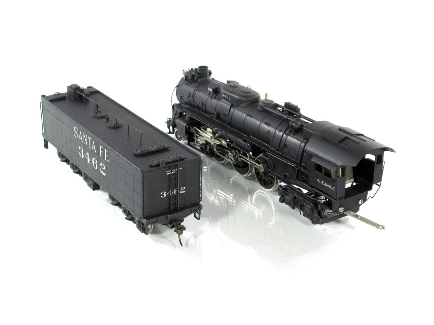 HO Scale BRASS ***SANTA FE*** 4-6-4 Hudson Locomotive #3462 -- Tenshodo 139, PFM