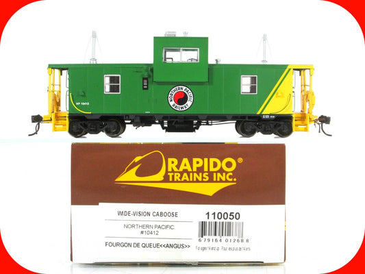 HO Scale **NORTHERN PACIFIC** Wide-Vision Caboose #10412 - Rapido 110050 *Lights