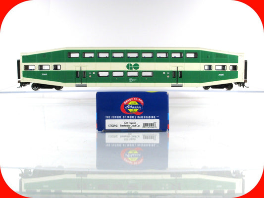 HO Scale **GO TRANSIT** Bombardier Passenger Coach Car #2006 -- Athearn ATH25942